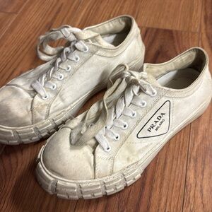 Prada White Runners Sneakers
